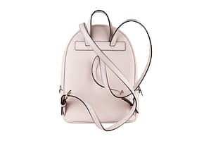 Adina Medium Pebbled Leather Convertible Backpack Bookbag (Powder Blush Solid)