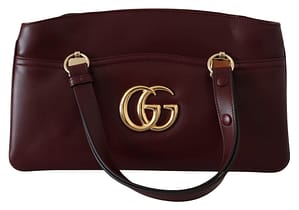 Gucci Red Arli Large Top Handle Bag