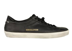 Golden Goose Black Leather Sneakers