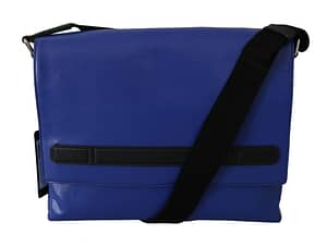 Dolce & Gabbana Blue Shoulder Cotton Sling Crossbody Messenger Bag