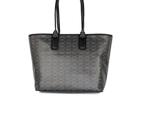 Jodie Medium Recycled Polyester Tote Shoulder Handbag (Black)