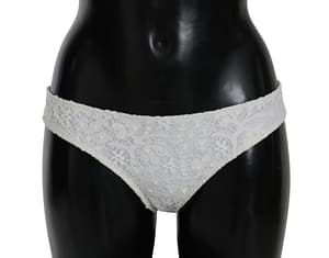Dolce & Gabbana White Lace Swimsuit Bottom Bikini Beachwear