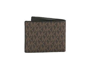 Gifting Slim Signature Bifold with Key Fob Box Set (Brown/Multi)