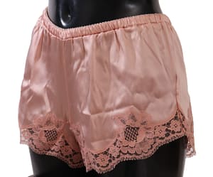 Pink Floral Lace Lingerie Underwear