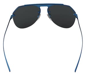 Blue Metal DG2213 Blue Lenses Pilot Aviator Sunglasses