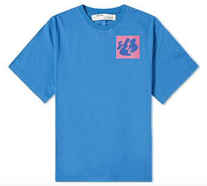 Off-white Blue Cotton T-Shirt