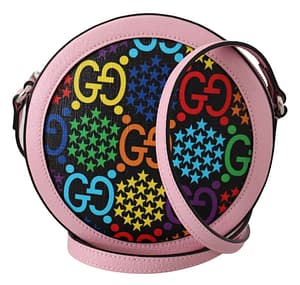 Multicolor Psychedelic Round Shoulder Bag