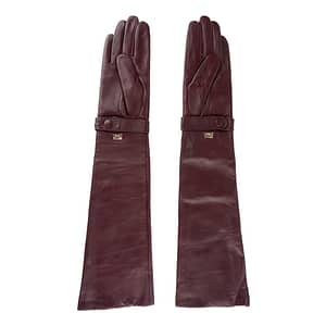 Red Cqz.007 Lamb Leather Gloves