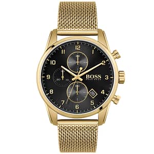 Hugo boss gold watches for man