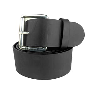 Bikkembergs Black Leather Belt