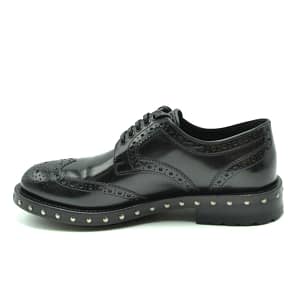 Black Calfskin Flat Shoe