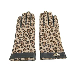 Leopard Cqz.005 Leather Gloves