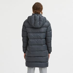 Gray Nylon Jackets & Coat