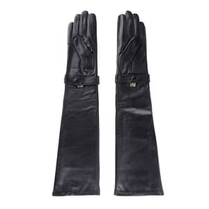 Black Clt.008 Lamb Leather Gloves