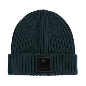 Givenchy Green Beanie Hat in Wool