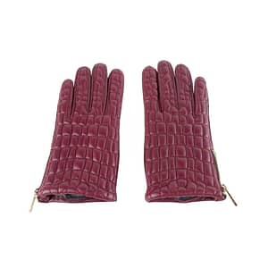 Cavalli Class Red Clt.011 Lamb Leather Gloves