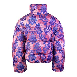 Cropped Polyester Printed Jacket