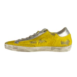 Yellow Leather Sneakers