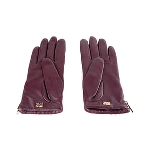 Red Cqz.003 Lamb Leather Gloves
