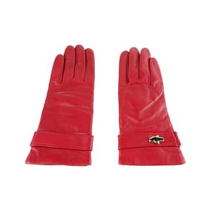 Cavalli Class Red Clt.004 Lamb Leather Gloves