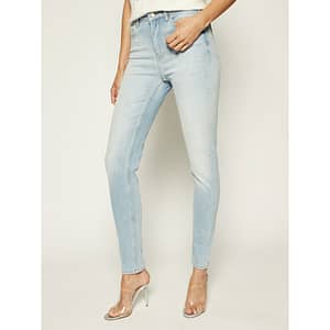 Silvian Heach Light Blue Cotton Jeans & Pant