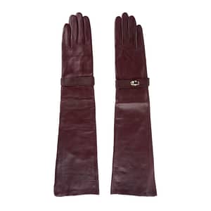 Cavalli Class Red Cqz.007 Lamb Leather Gloves
