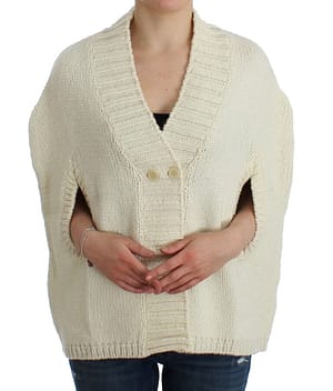 Costume National White knitted cardigan
