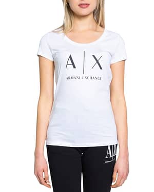 Armani Exchange Armani Exchange T-Shirt LOGO CENTRALE 8NYT70 YJ16Z
