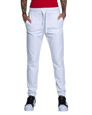 Love moschino love moschino pantaloni pantalone felpa - logo core black and white