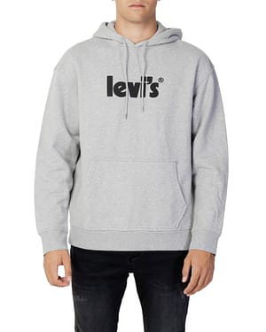 Levi`s Levi`s Felpa RELAXED GRAPHIC PO - POSTER HOODIE MHG
