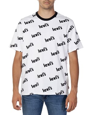Levi`s Levi`s T-Shirt SS RELAXED FIT TEE POSTER ALLOVER WHITE