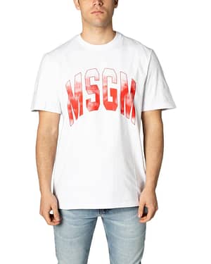 Msgm Msgm T-Shirt WH7_WH7-SIG-866148_Bianco