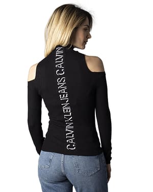 Calvin Klein Jeans Maglia COLD SHOULDER BACK L J20J215294