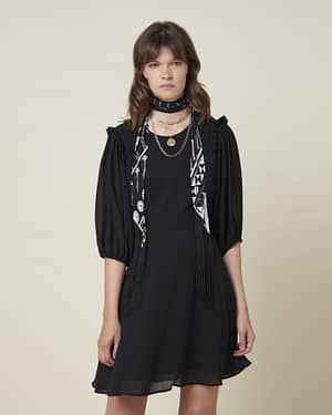 Silvian Heach Black Polyester Dress