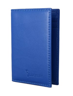 Billionaire Italian Couture Blue Leather Bifold Wallet