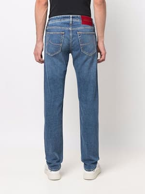 Blue Cotton "Nick" Slim Fit Jeans