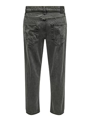 Only & Sons Jeans ONSAVI BEAM CROP BLACK WASH PK 2852 NOOS