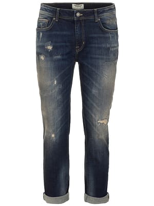 Fred Mello Blue Cotton Jeans & Pant