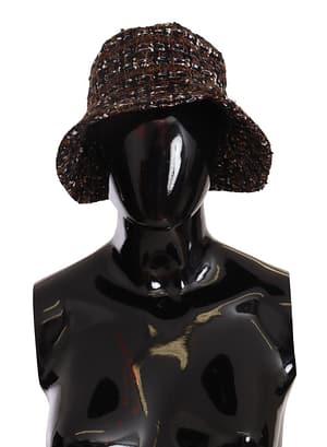 Dolce & Gabbana Multicolor Fabric Woven Wide Brim Bucket Hat