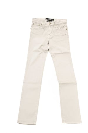 Silver Cotton Jeans & Pant