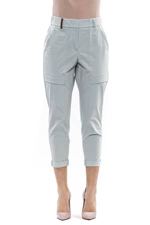Peserico Green Cotton Jeans & Pant