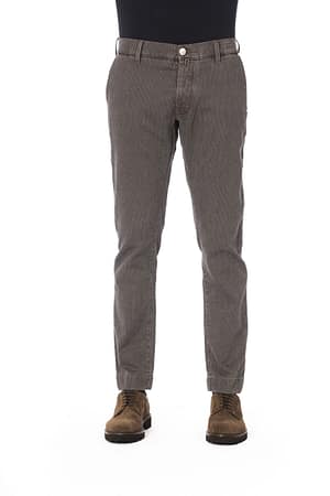 Jacob Cohen Brown Cotton Jeans & Pant