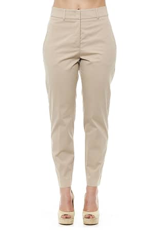 Peserico Beige Cotton Jeans & Pant
