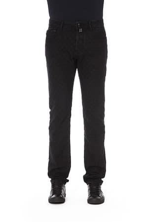 Jacob Cohen Black Cotton Jeans & Pant