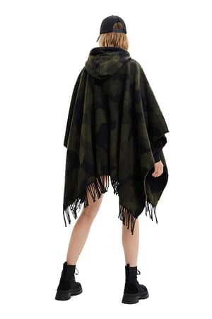 Desigual Cappotto PONCHO ABSTRACT ARENAL