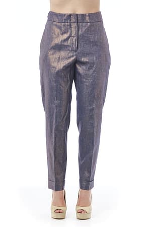 Peserico Blue Cotton Jeans & Pant