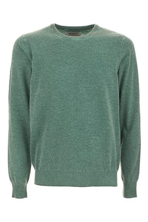 Fred Mello Green Wool Sweater