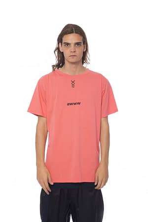 Nicolo Tonetto Pink Cotton T-Shirt