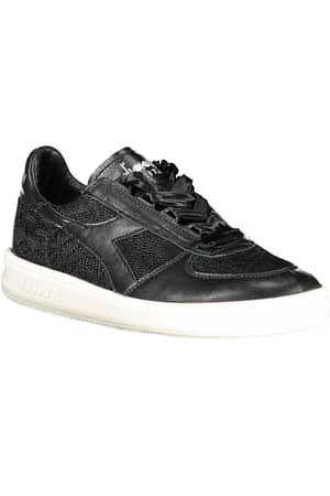Black Fabric Sneaker