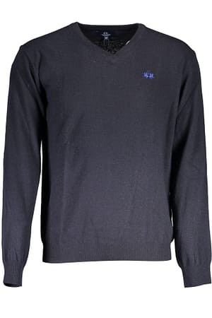 La Martina Blue Wool Sweater